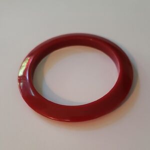 Vintage Red Bangle Bracelet